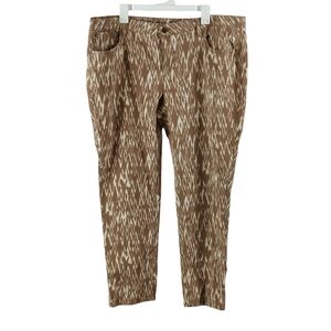LYS Stylish Patterned Women's Khaki Jeans